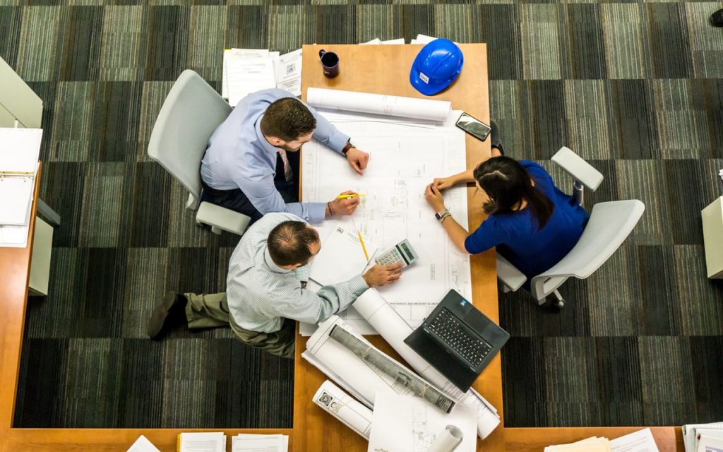 a group of people sitting in chairs