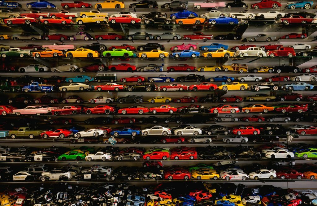 a large group of cars