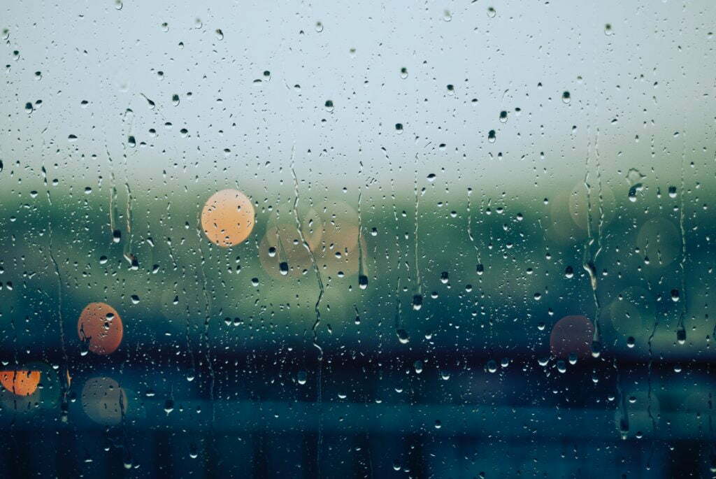 rain drops on a window