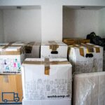 a room full of boxes