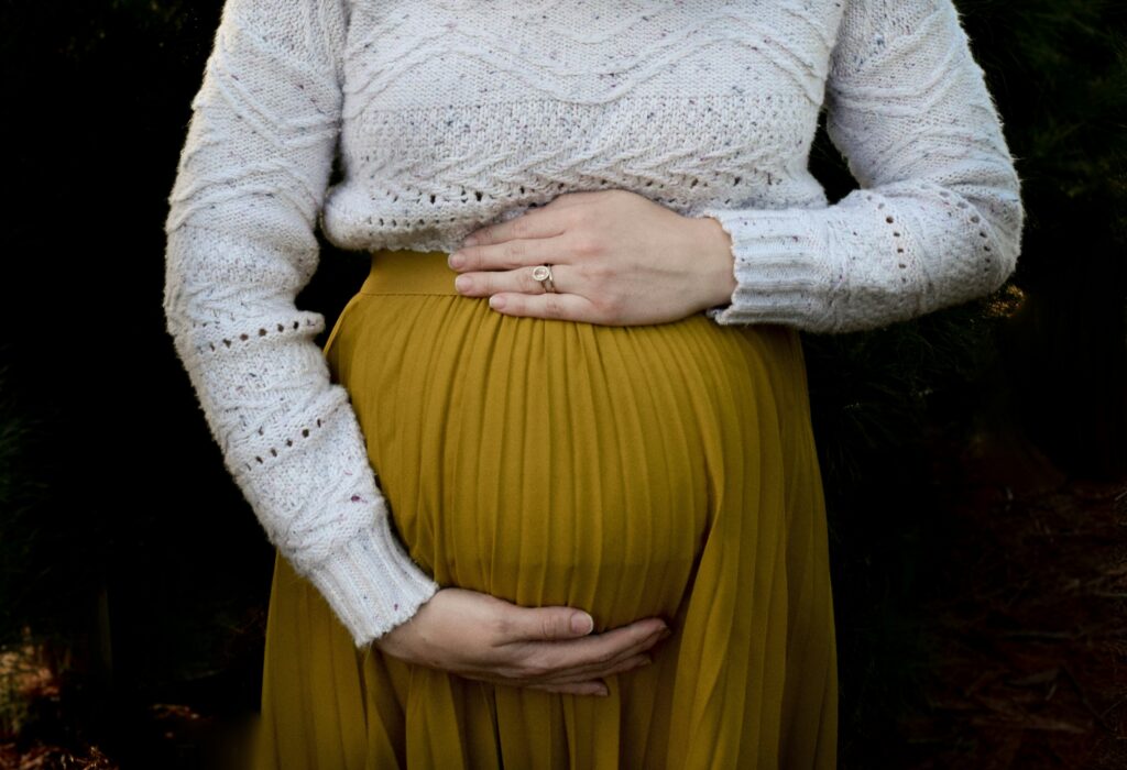 a woman holding her hands together